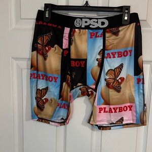 PSD Multicolor Boxer Briefs with Butterfly and Playboy Design
